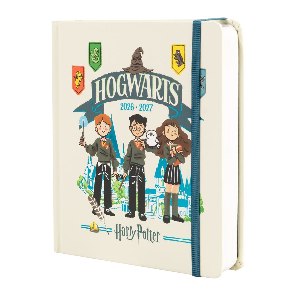 Grupo Erik Harry Potter - 2026/2027 Day Per Page M Casebound 11 Months Academic Schulplaner - Mehrfarben